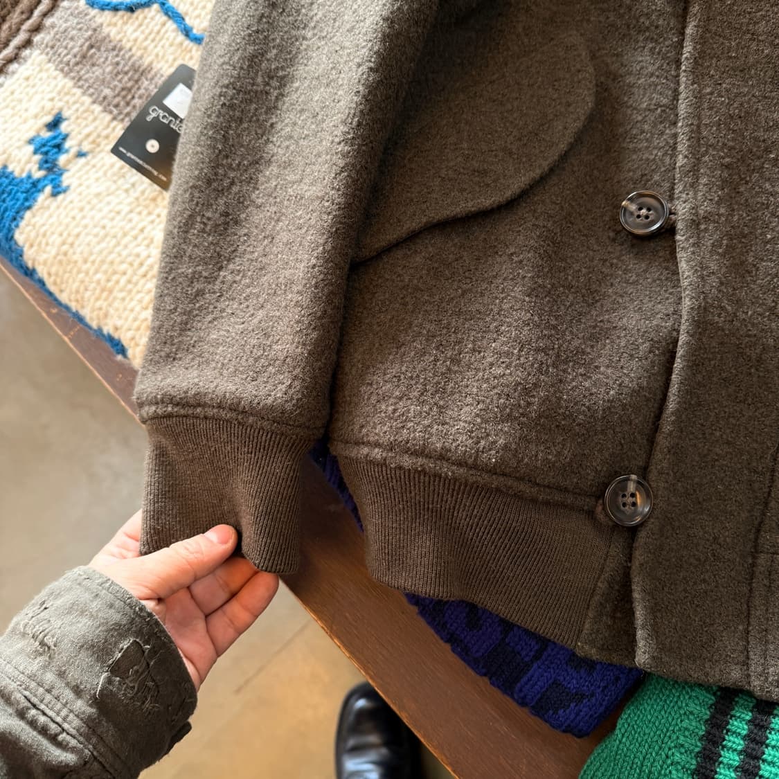 BARK TANNAGE 나노 유니버스 N2B 리버서블 밀리터리 자켓 상품이미지3