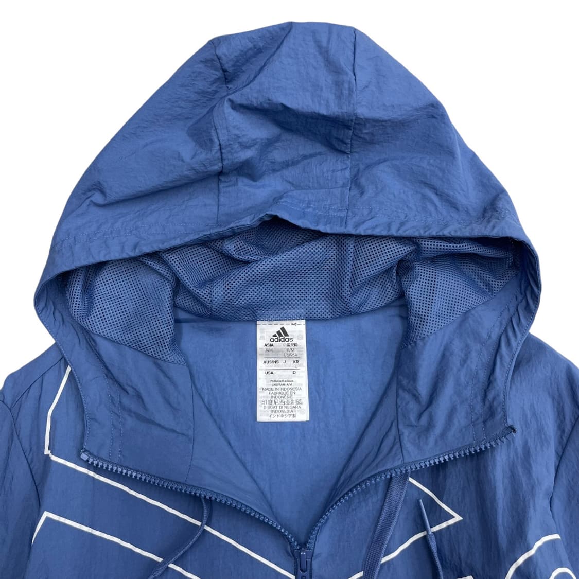 아디다스 빅로고 딥소라 후드 바람막이 L 상품이미지6