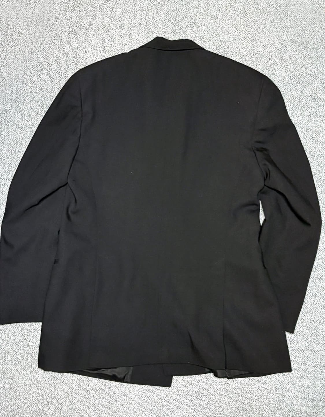 엠포리오 아르마니 울 더블 브레스티드 자켓 블랙 컬러 상품이미지8