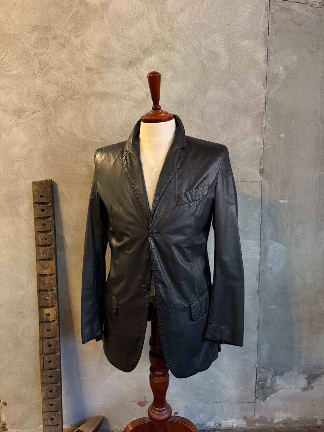 알렉산더 맥퀸 램스킨 레더 테일러드 자켓 100 상품이미지1