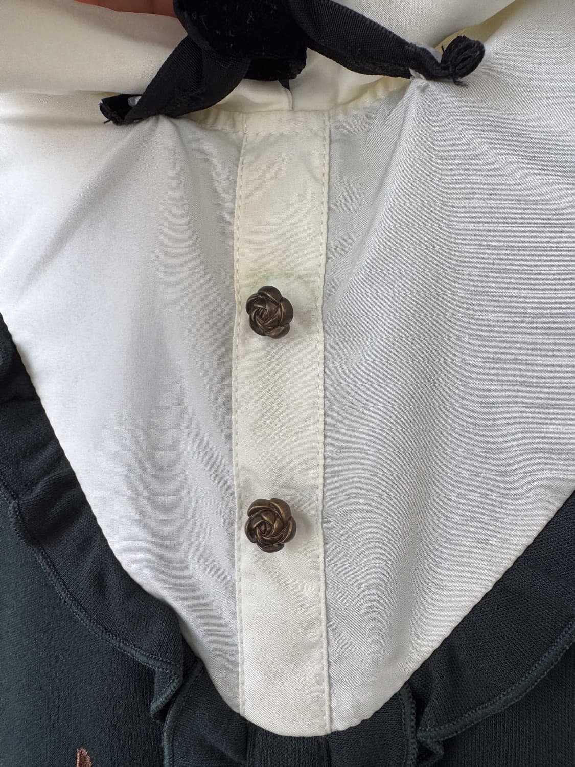 Axes femme note pattern blouse sleeve 상품이미지8