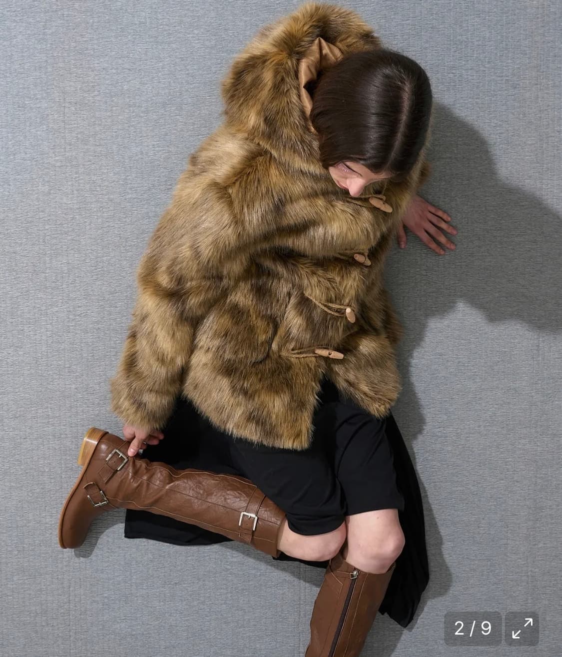 파르티멘토 후디드 더플 퍼 코트 상품이미지2