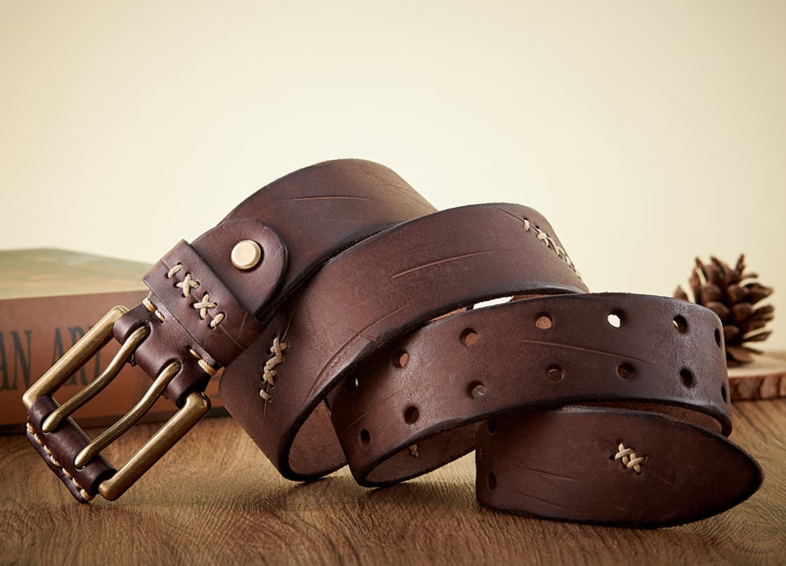 남성 소가죽 벨트 청바지 캐쥬얼 의류 허리띠 상품이미지7