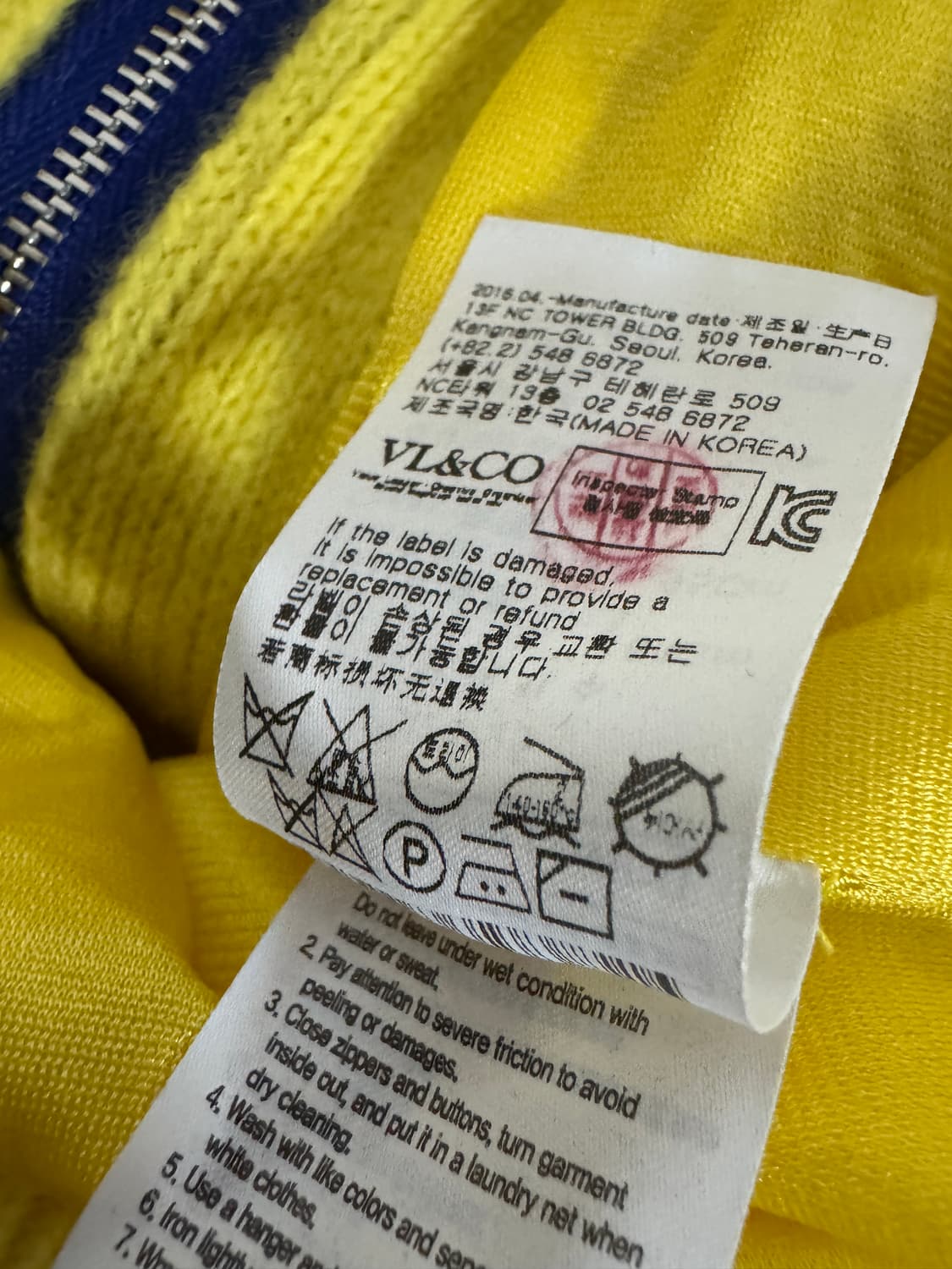 여성 루이까스텔 골프 방풍 울 니트 집업 상품이미지5