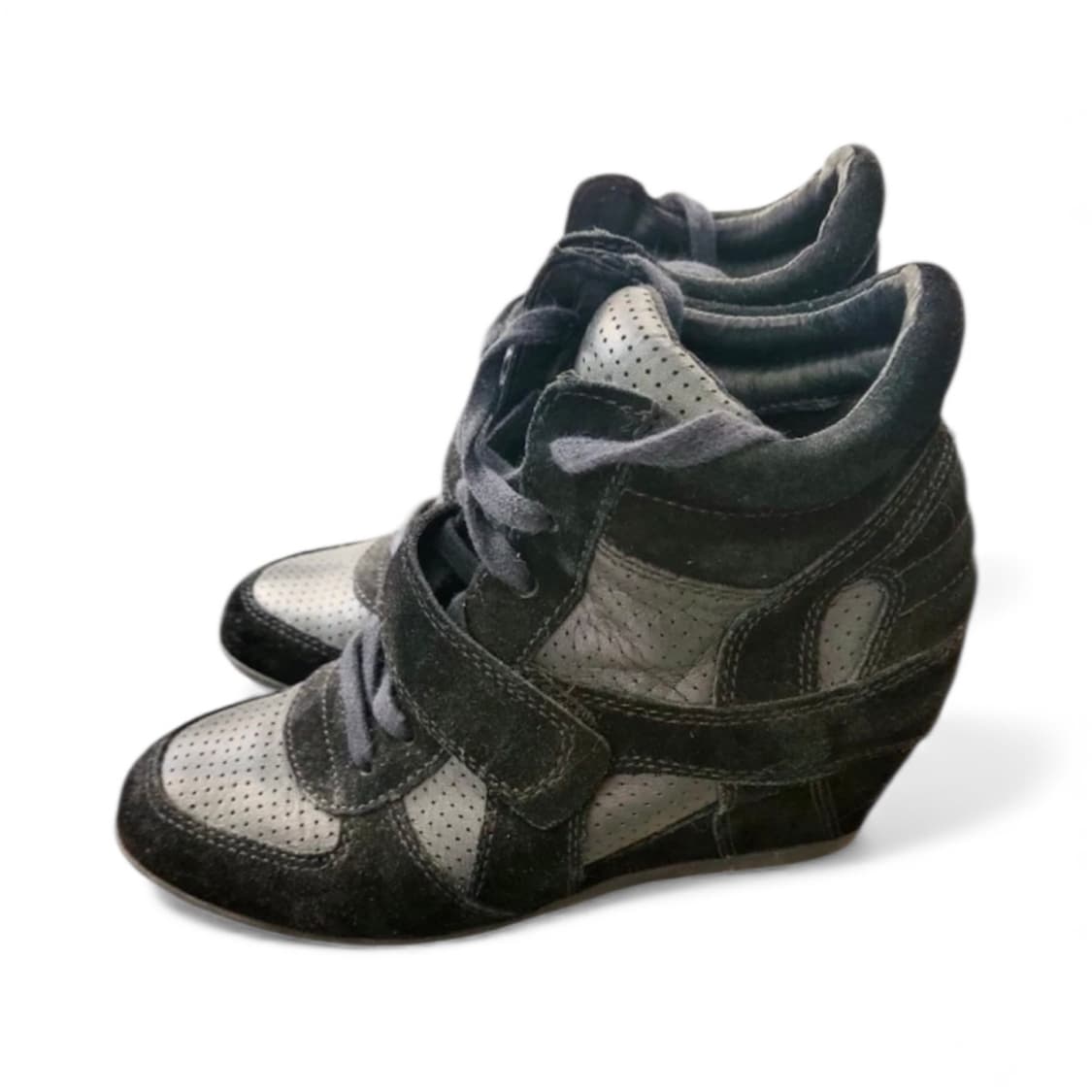 Ash 웨지힐 스니커즈 38 블랙 상품이미지1