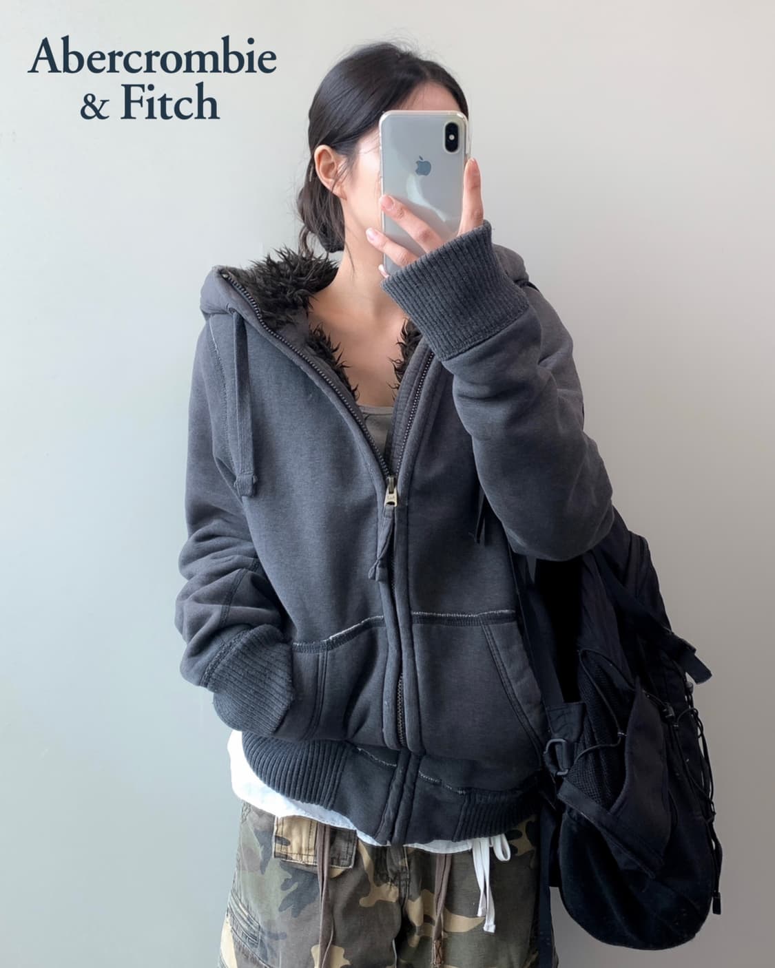 아베크롬비 울프조 후드집업 상품이미지2