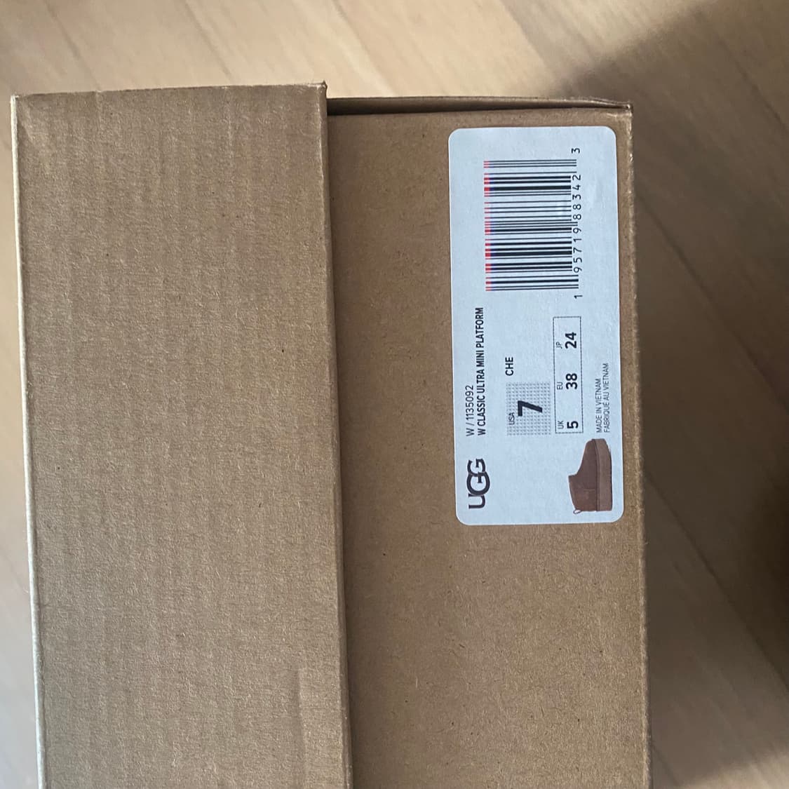 Ugg 어그 울트라 미니 플랫폼 체스넛 7사이즈 상품이미지4