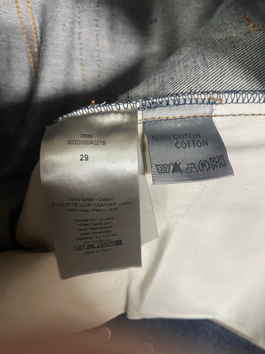 디올옴므 MIJ 생지 RAW 데님 29 상품이미지4