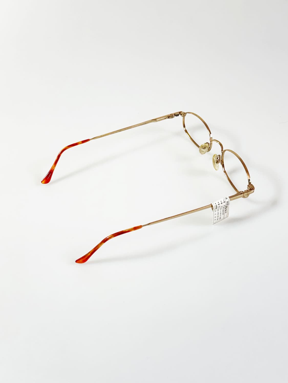 CLIPPERS 슬림 오벌 골드 프레임 빈티지 안경 상품이미지4
