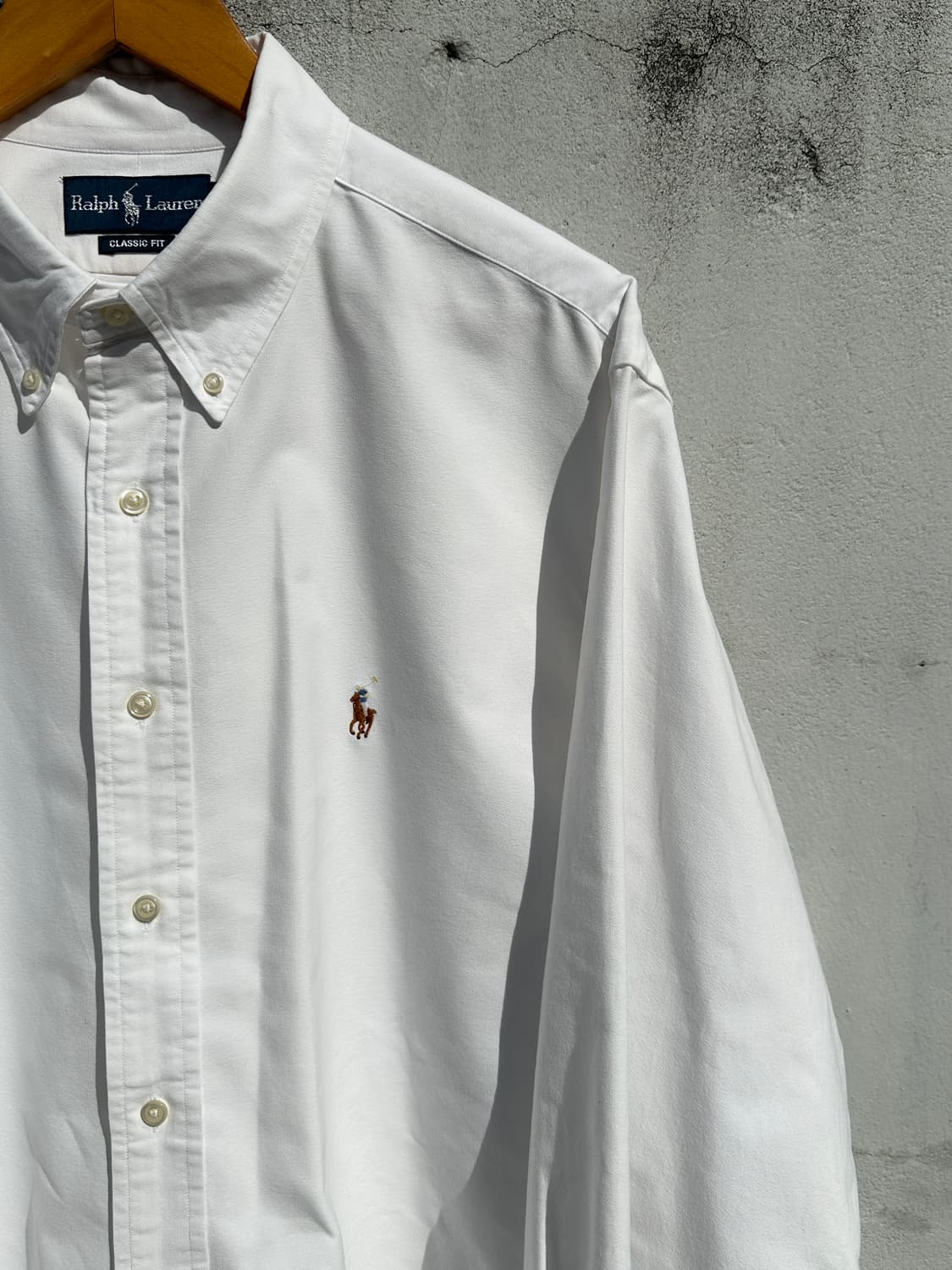 [3XL] 폴로 랄프로렌 화이트 옥스포드 셔츠 상품이미지4