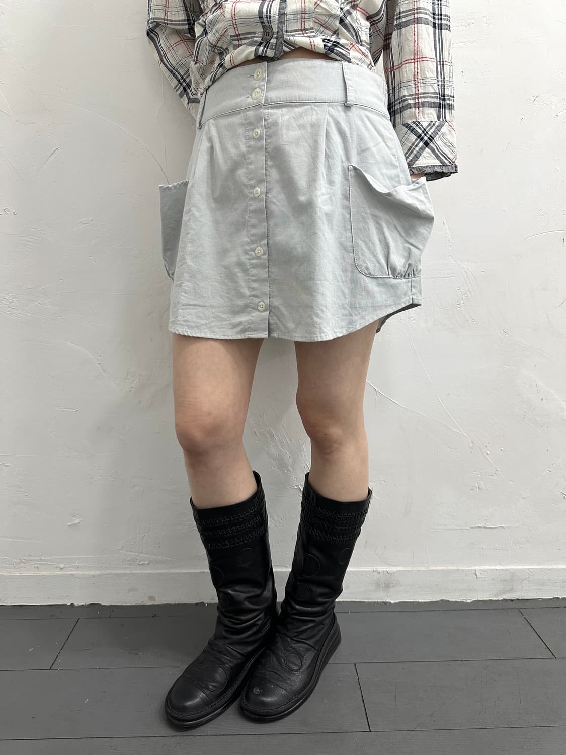 ehyphenworld galerypocket mini skirt 상품이미지4