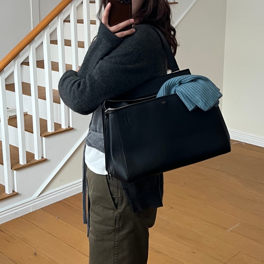 빈티지 CELINE 엣지 라지 숄더백 상품이미지10