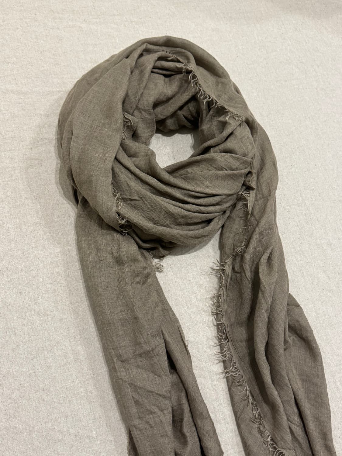 팔리에로 사르티 카키 머플러 상품이미지2