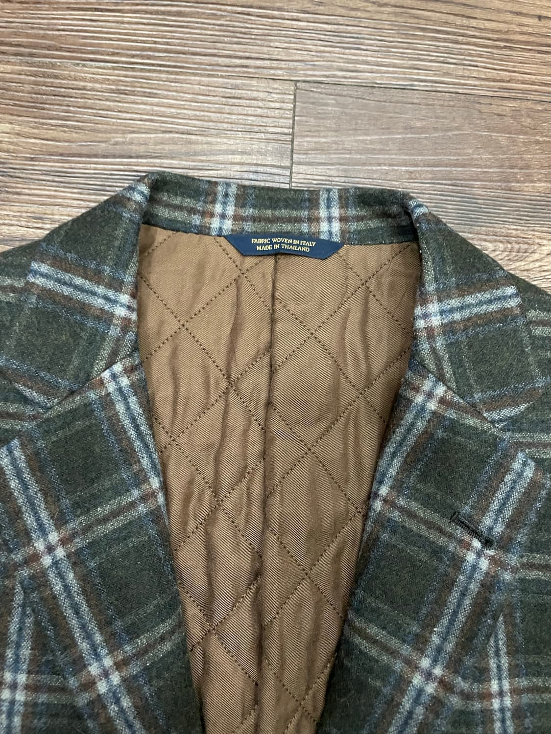 브룩스 브라더스 울 체크 블레이저 자켓 40S 상품이미지6