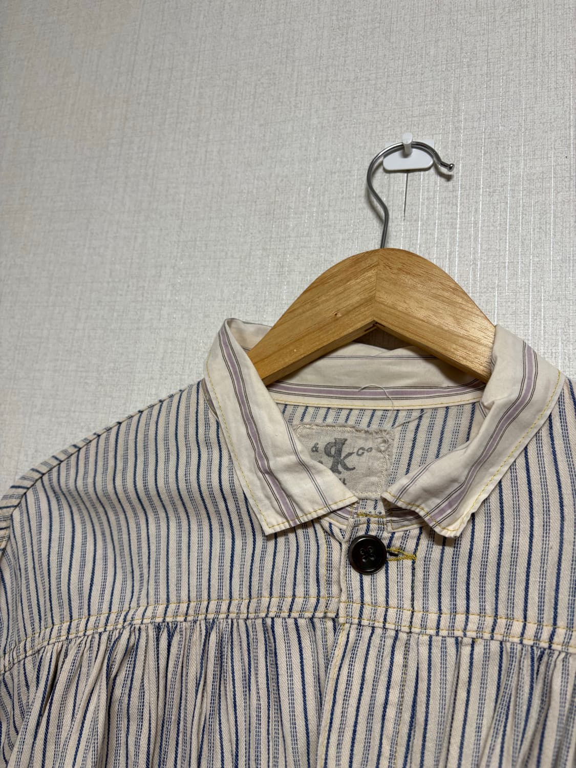 [Kapital] 캐피탈 트윌 스트라이프 집시 블라우스 셔츠 [FREE] 상품이미지3