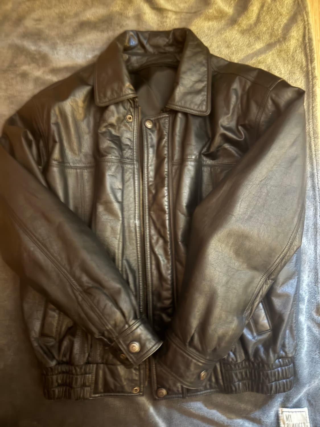 빈티지 레더 자켓 상품이미지1