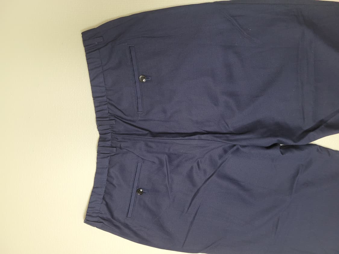 자라 ZARA 남자 하프밴딩 슬랙스 34 네이비 상품이미지10