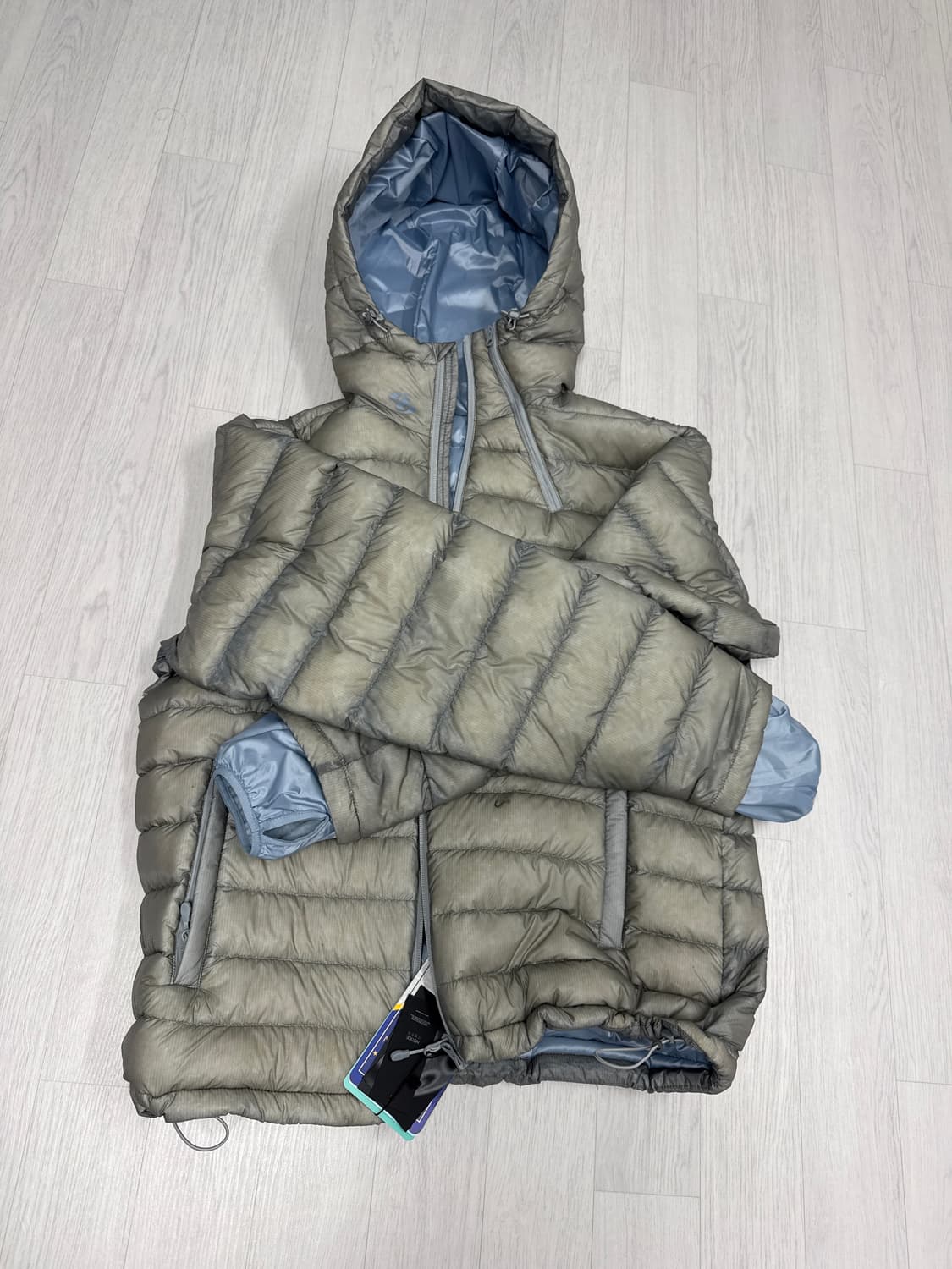 Fw25 산산기어 서픽스 푸퍼 자켓 그레이 3 상품이미지2