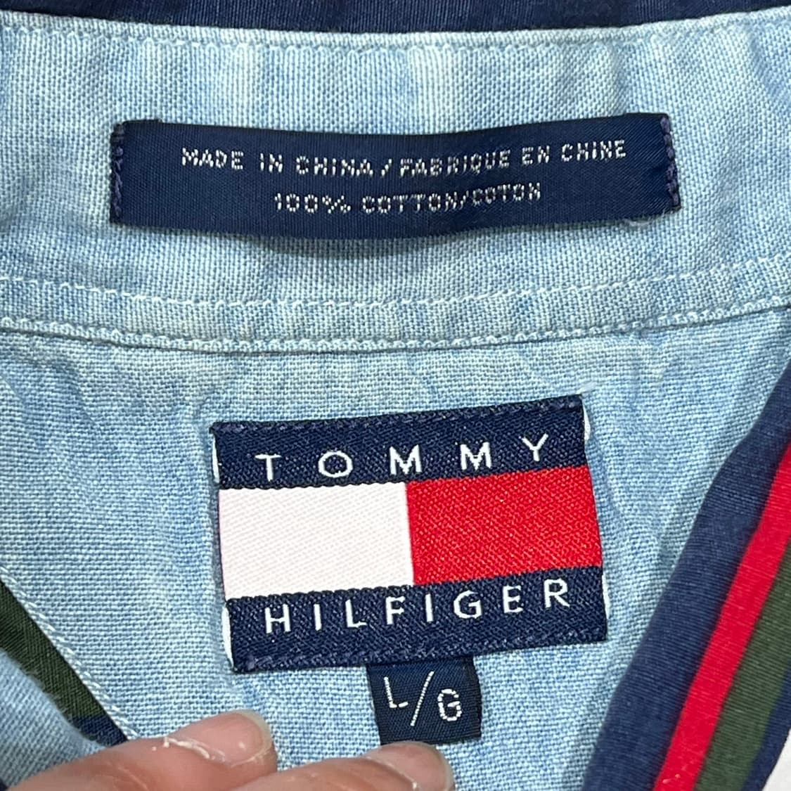 타미힐피거 스트라이프 반팔셔츠 s10449 상품이미지6