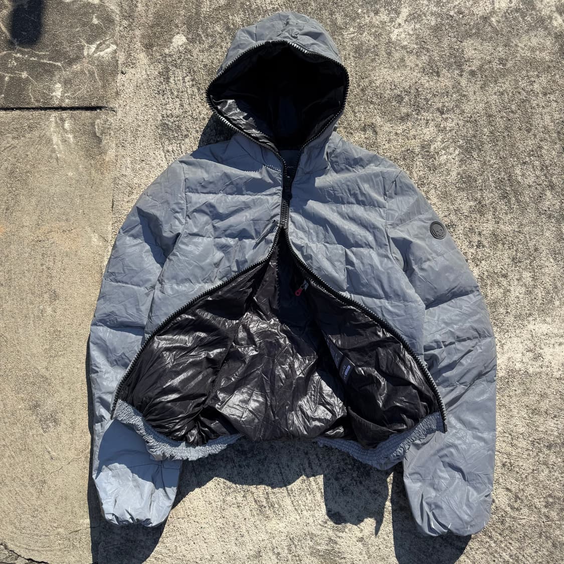 [XL] Duvetica X Hydrogen 리플렉티브 후드 패딩 상품이미지3