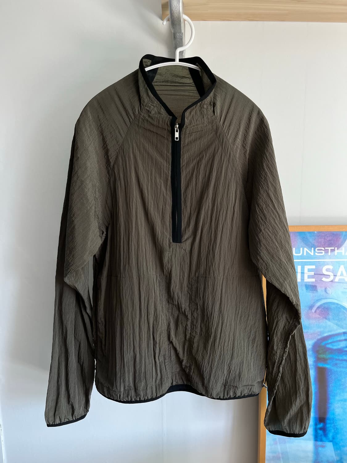 Ranra Ganga ripstop anorak Chocolate M 상품이미지1