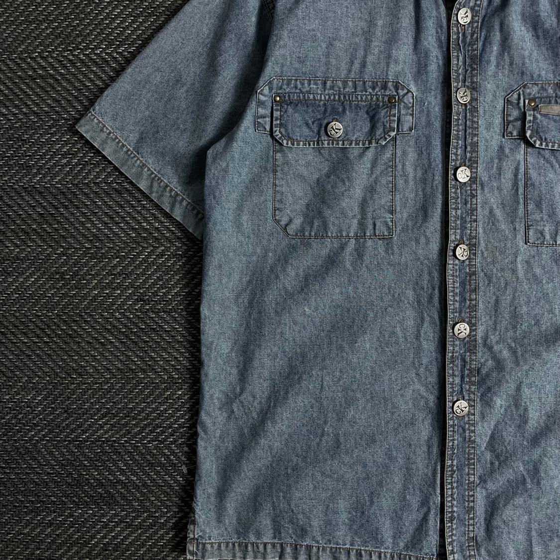00s 캘빈클라인 아메카지 오리지날 데님 셔츠y 2889 상품이미지3