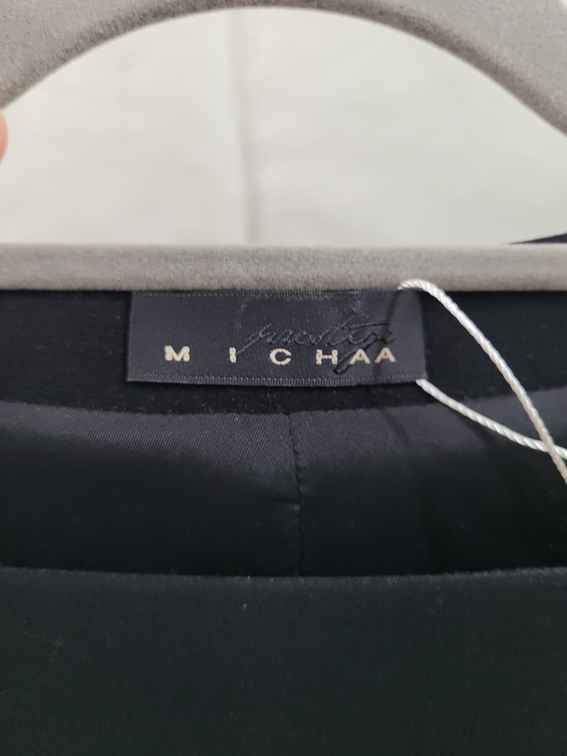 미샤 MICHAA 긴팔 미디 블랙 원피스 S 상품이미지3