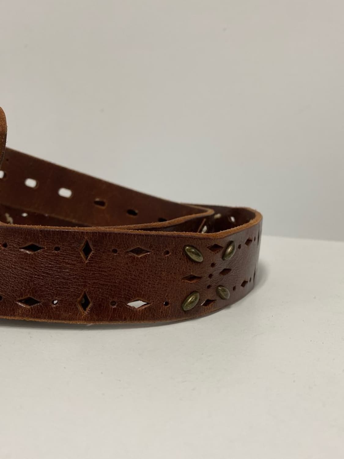 Vintage leather belt 빈티지 레더 벨트 상품이미지2