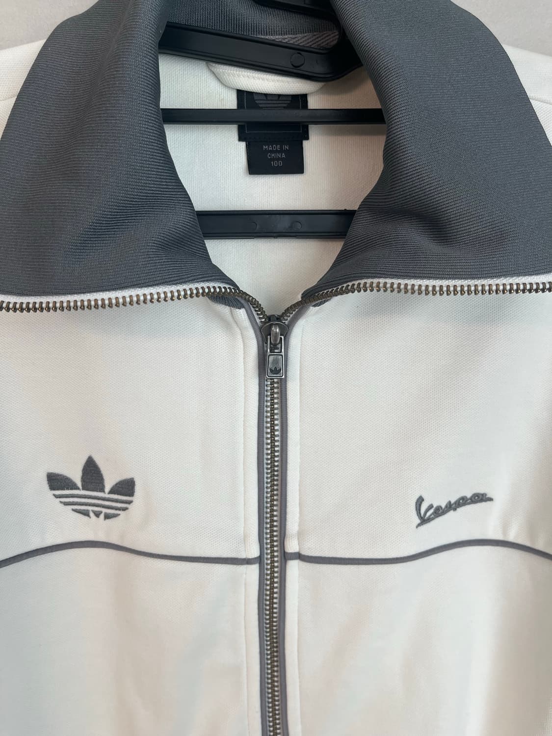 아디다스X베스파 파이어버드 오트밀 차콜 져지 (100) 상품이미지5