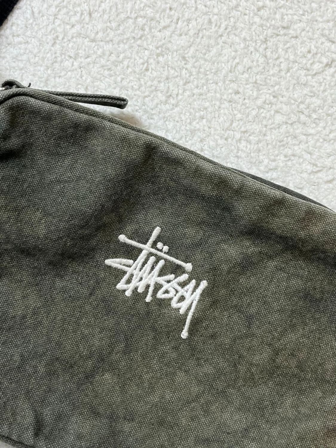 스투시 Stussy 캔버스 피그먼트 워시드 크로스백 A1780 상품이미지3
