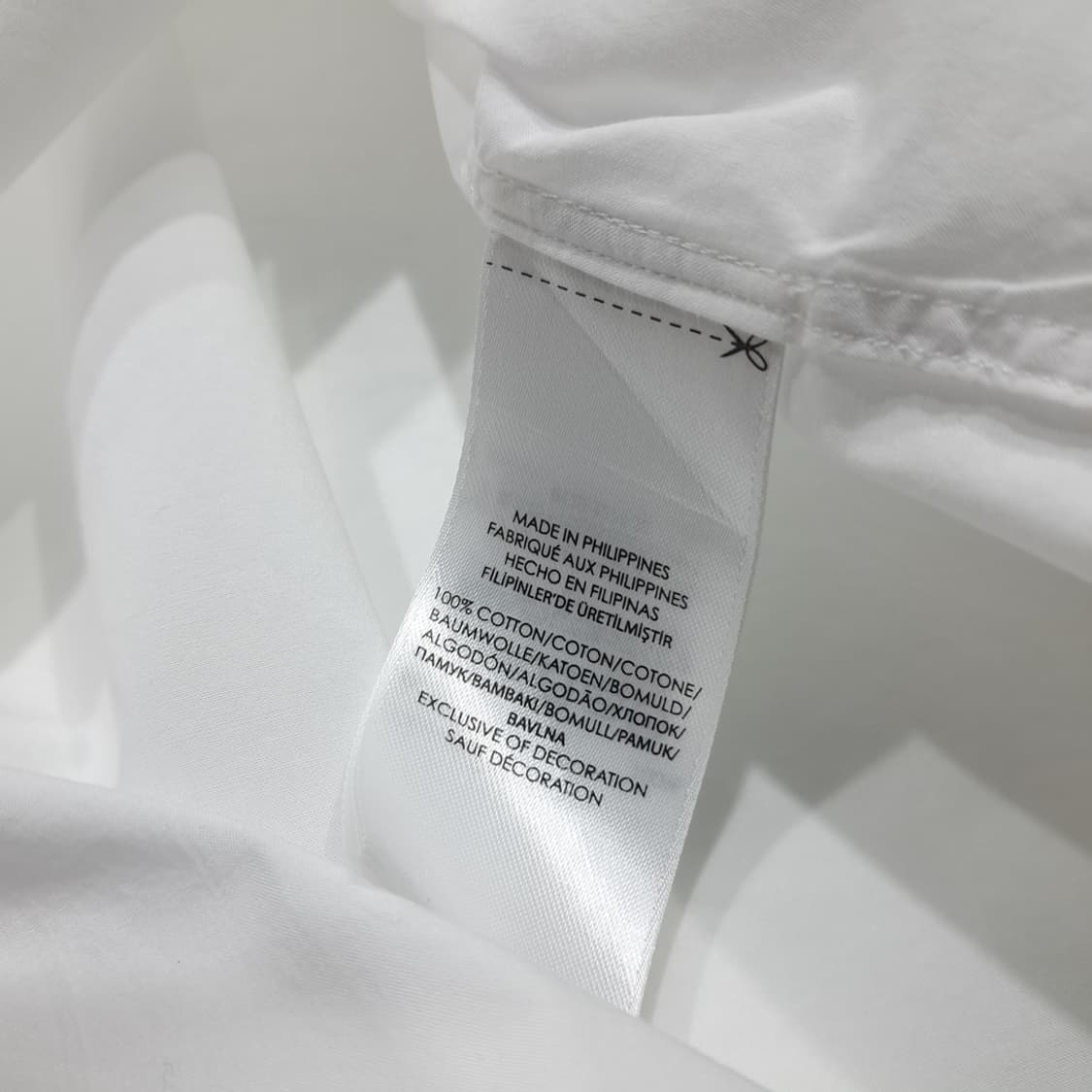 CL463 5XB 폴로 코튼 스트레치 화이트 버튼다운 셔츠 남방 상품이미지5