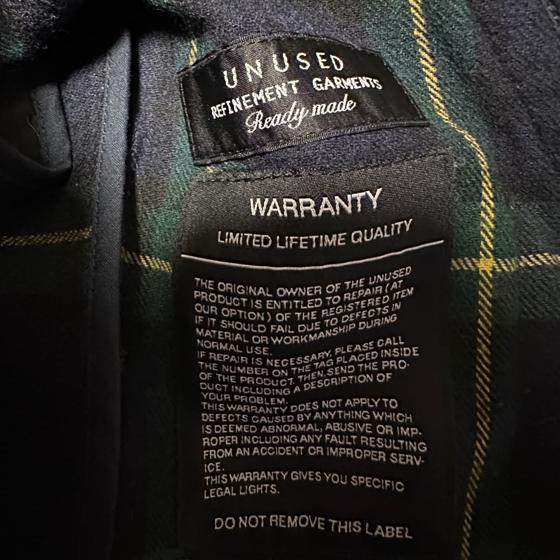 UNUSED japan classic wool shirt jacket 상품이미지3