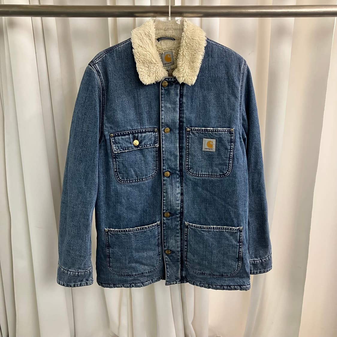 칼하트 윕 쉐르파 데님 피닉스 코트 M 상품이미지1