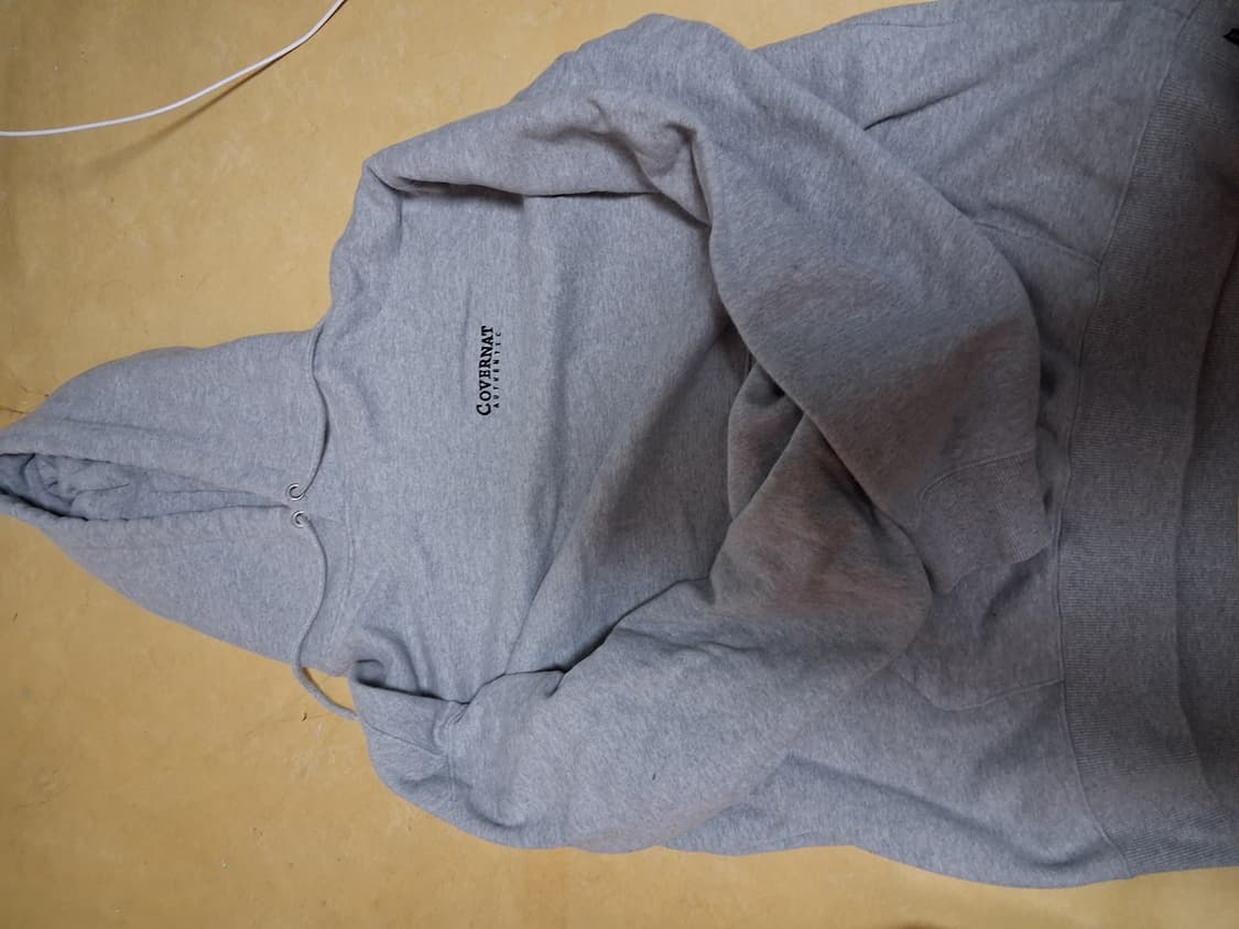 커버낫 회색 후드티 상품이미지2