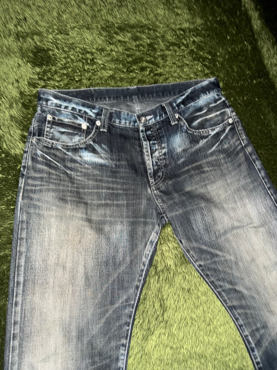 [5] 타케오 키쿠치 Made in Japan 리페어 버튼 플라이 데님 상품이미지5