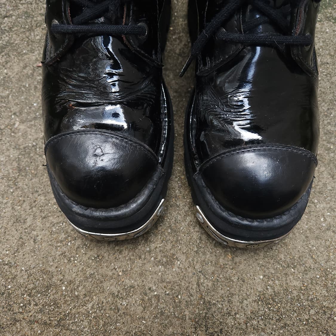 [41] NEW ROCK M-312-C15 레더 부츠 상품이미지3