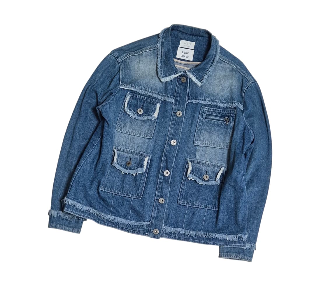 Vintage 데님 청자켓 상품이미지1