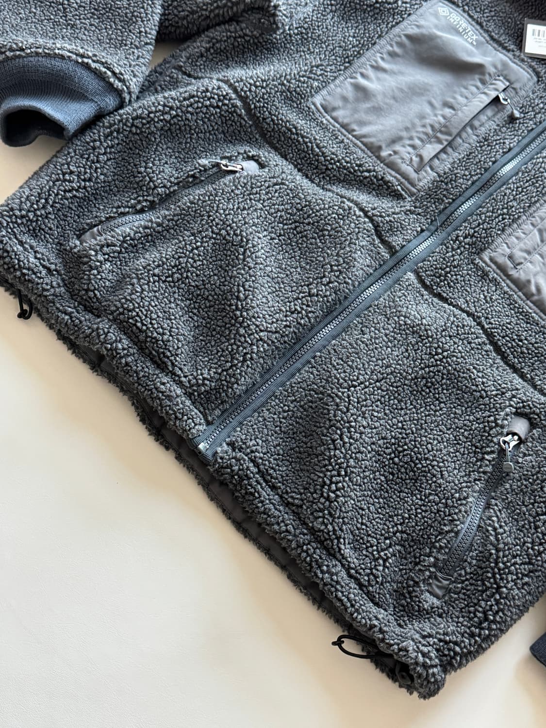 [L] 디스이즈네버댓 x 고어텍스 후리스 차콜 판매 상품이미지6