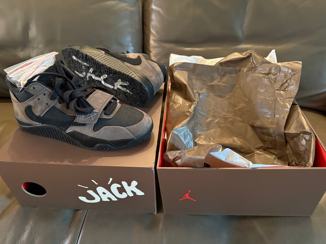 새상품) 나이키 조던 스캇 점프맨 잭 다크모카 250  상품이미지1