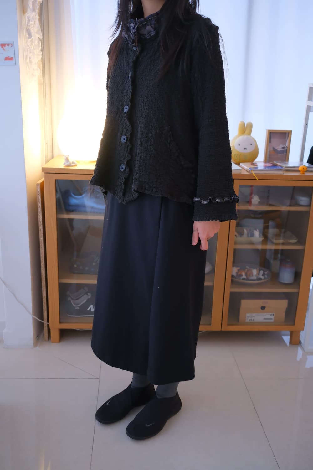 Wrap sarouel wool skirt pants 상품이미지3