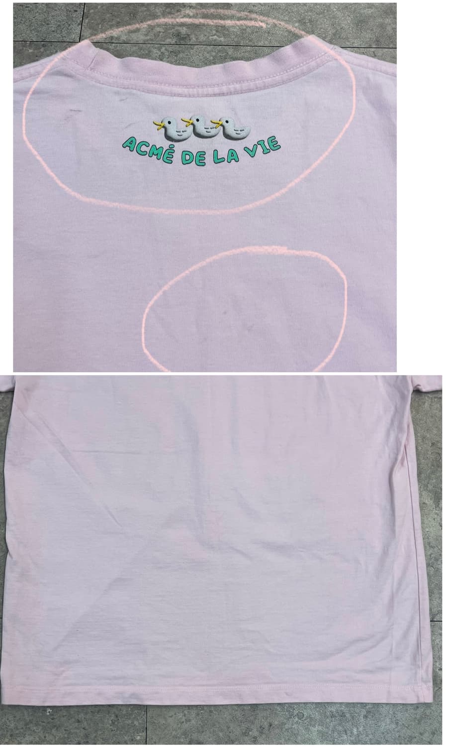 아크메드라비 반팔티 핑크 #csz4135 상품이미지9