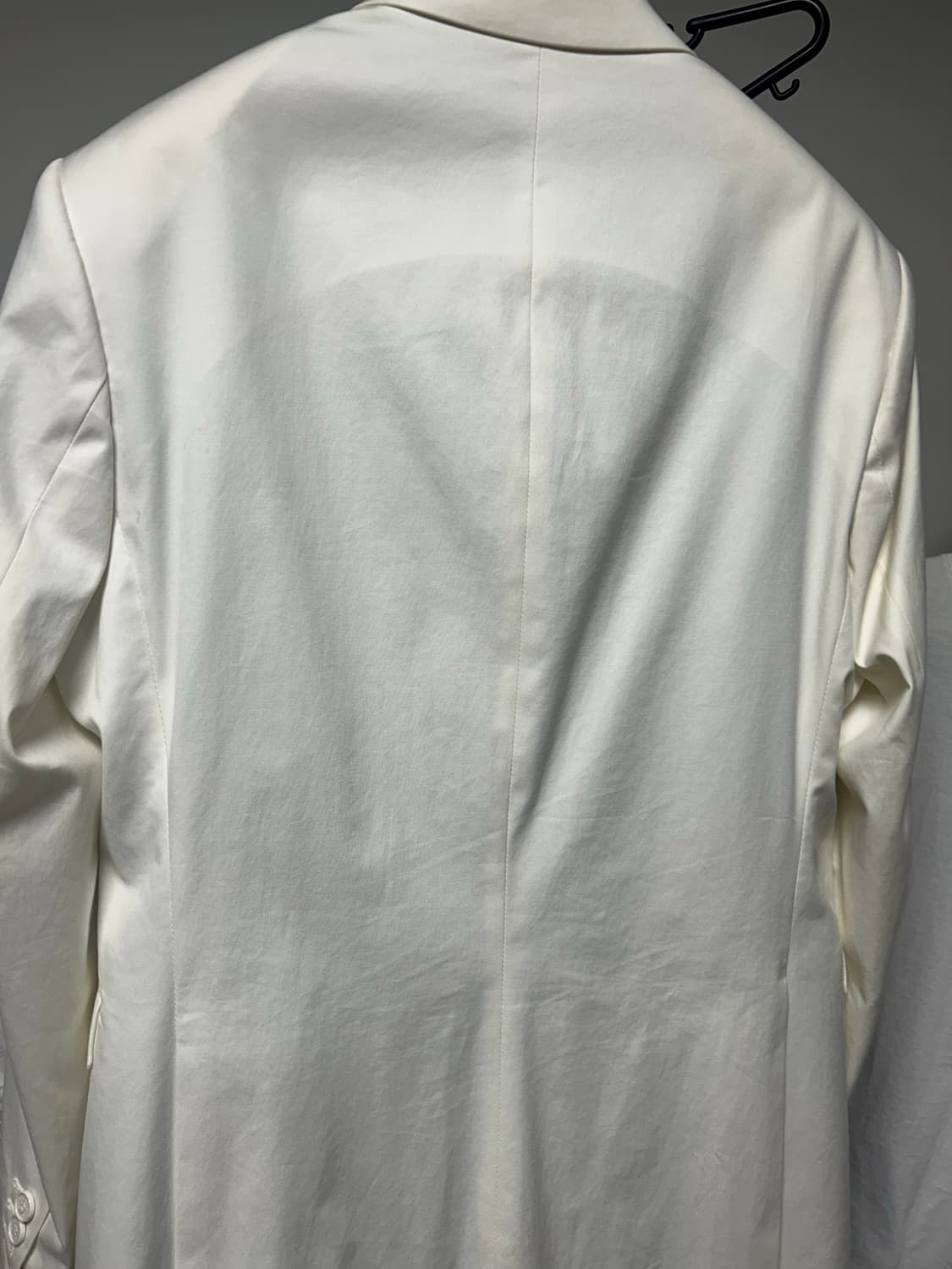 정품 닐바렛 화이트 블레이져 수트 자켓 상품이미지4