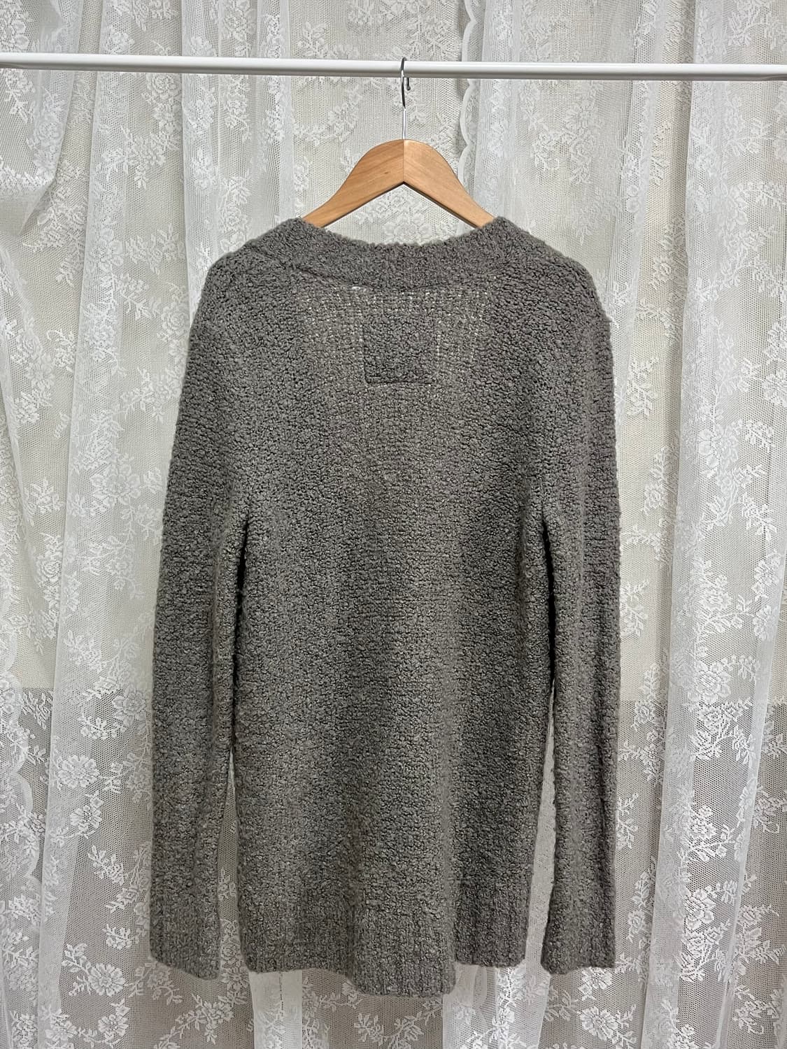 M) 아베크롬비 여성 부클 가디건 그레이 상품이미지2