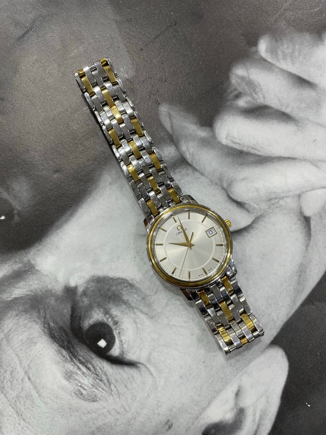 오메가/드빌 18K 금 도금 손목시계 상품이미지1