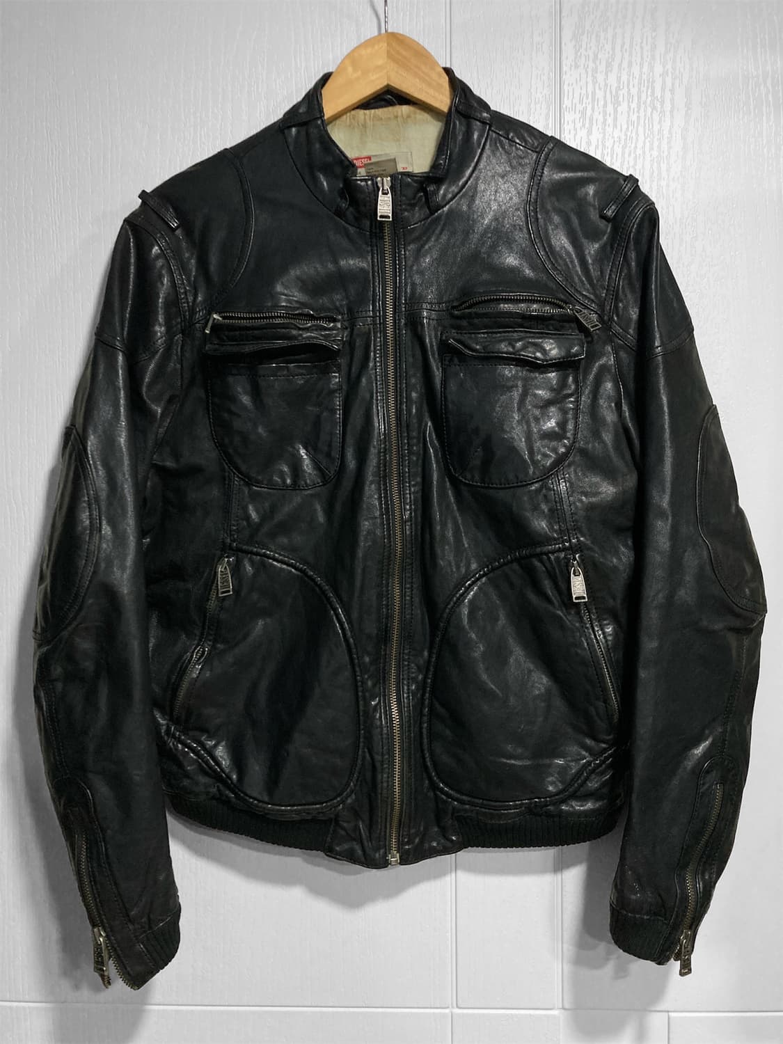 디젤 바이커 가죽 자켓 상품이미지1