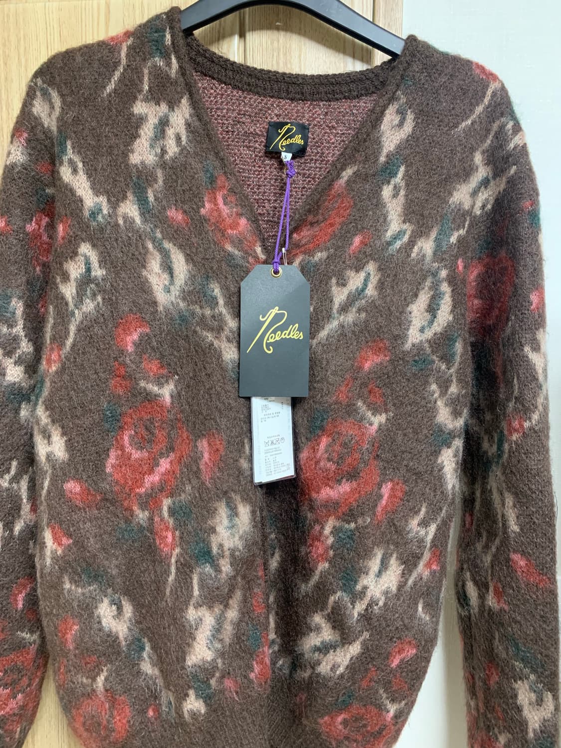 [S] 니들스 모헤어 가디건 로즈 상품이미지3