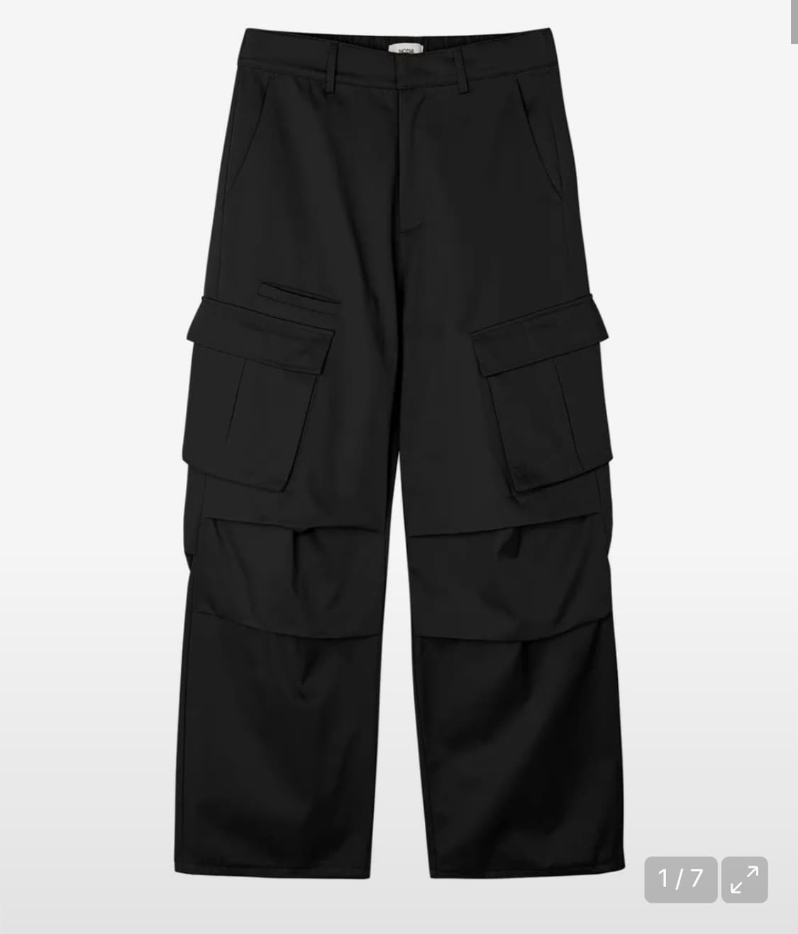 노이즈 와이드 파라슈트 팬츠 상품이미지1