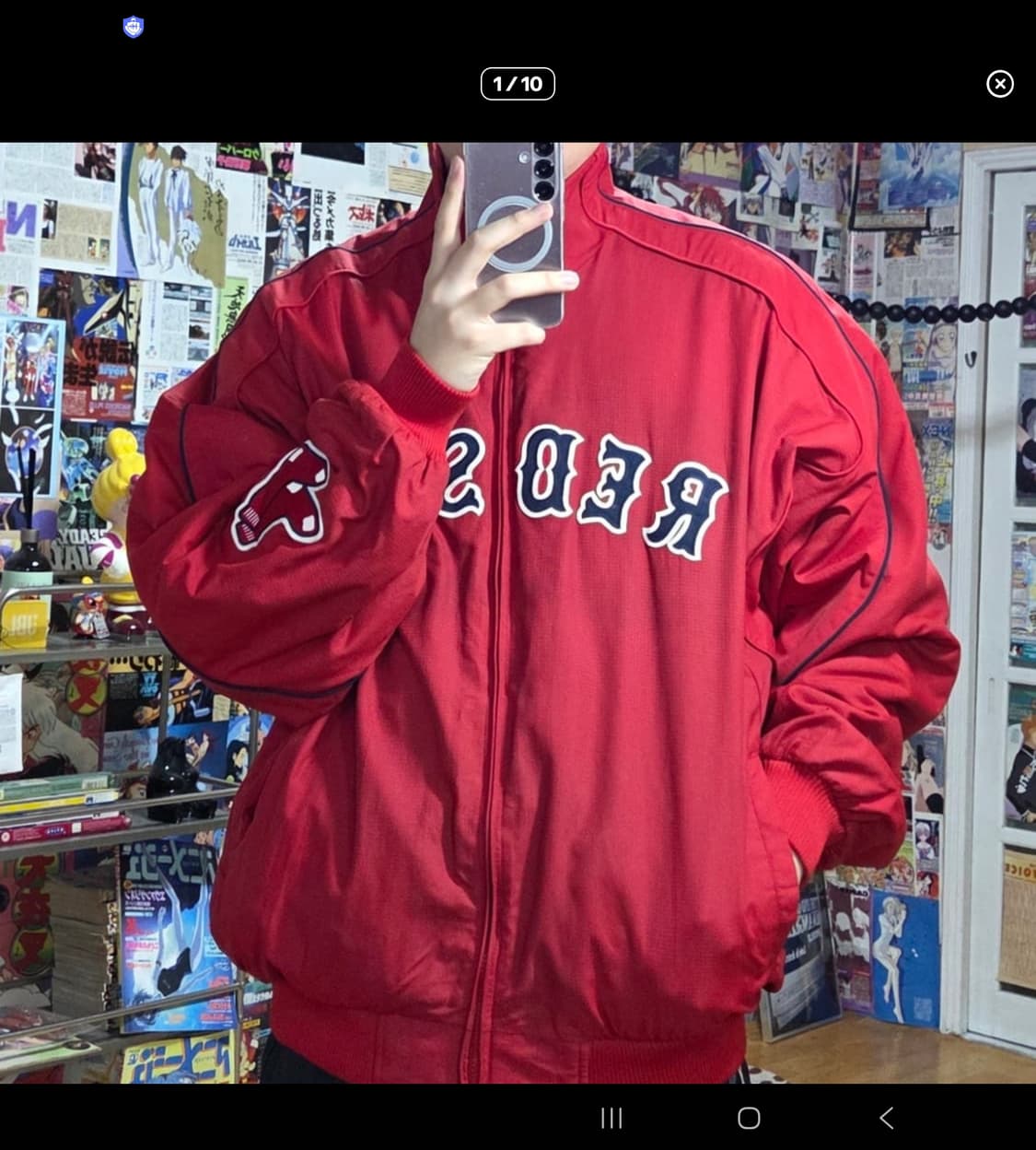 마제스틱 레드삭스 바시티자켓 XL 상품이미지1