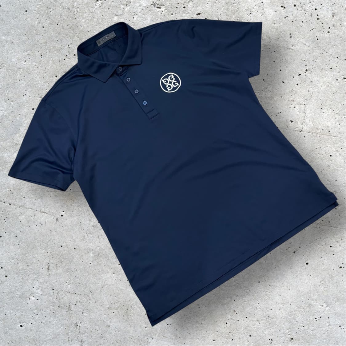 [L] 지포어 GFORE 네이비 반팔 폴로티셔츠 C762 상품이미지1