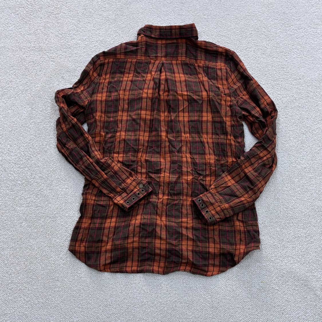 S 자딕앤볼테르 체크 패턴 플란넬 셔츠 0401E 상품이미지2